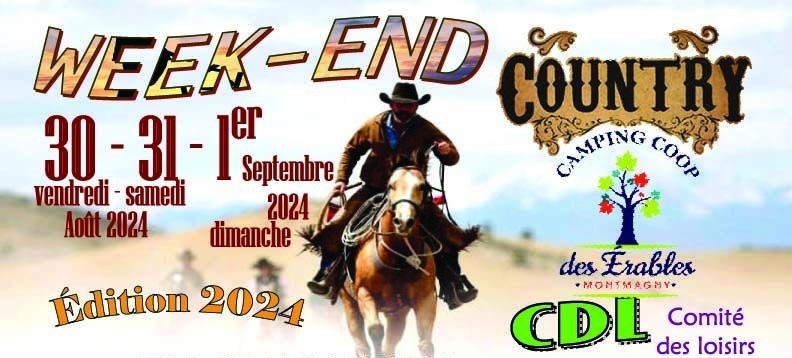 Septembre – Finissons la saison en beauté avec la fin de semaine country!
